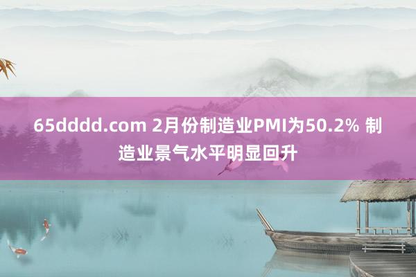 65dddd.com 2月份制造业PMI为50.2% 制造业景气水平明显回升